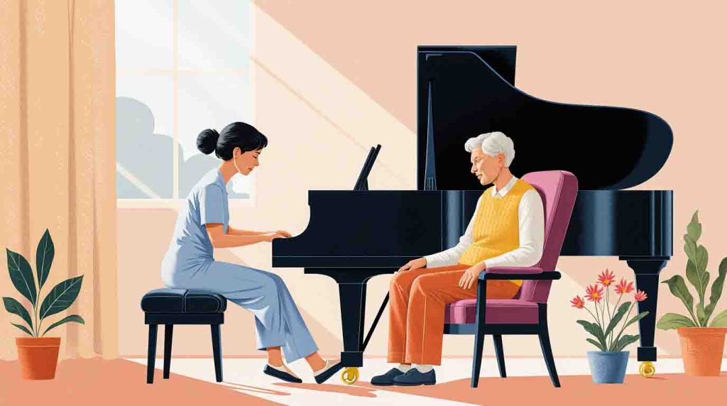 pouvoir en thérapie du piano